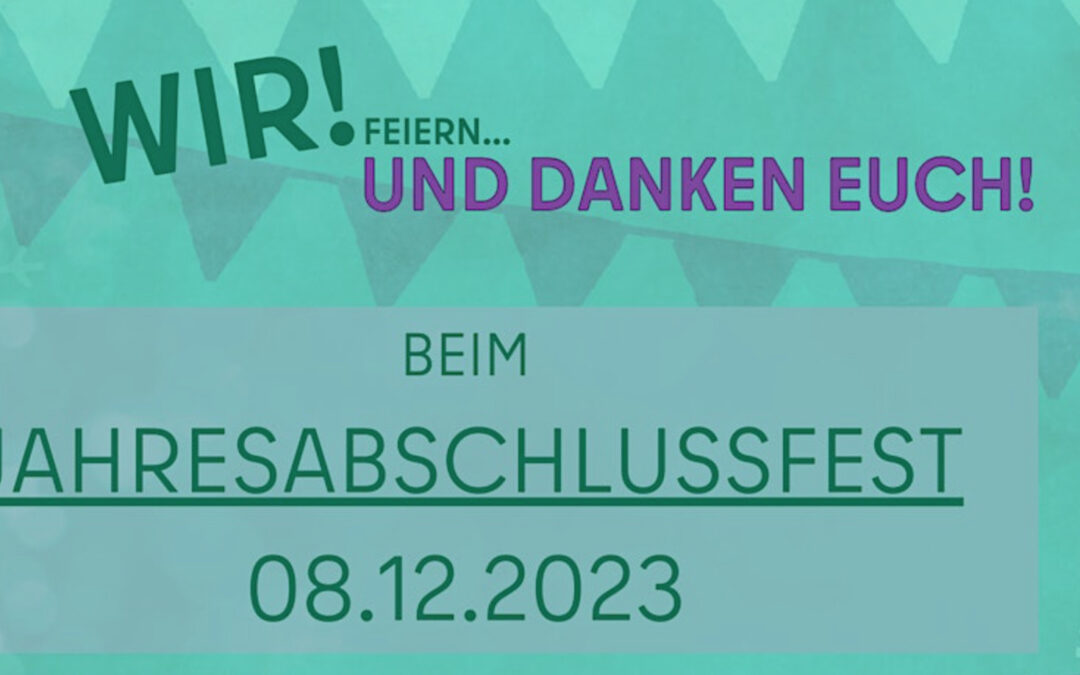 Das große Jahresabschlussfest