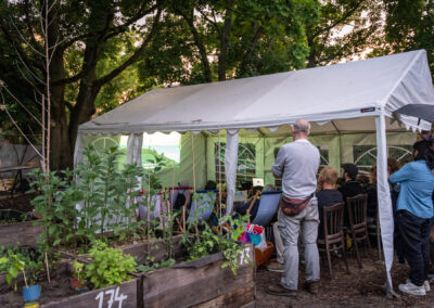 Kino im Himmelbeet für die Nachbarschaft